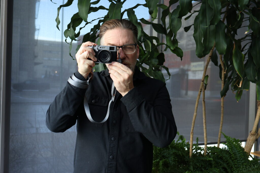 Taking a picture of Ian McCausland taking a picture of me.